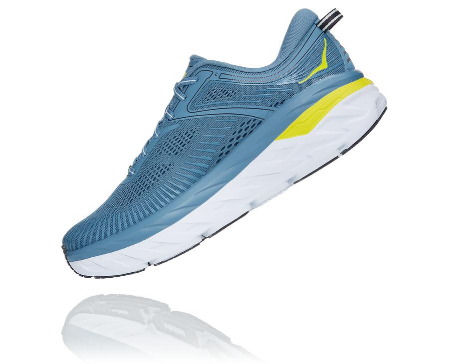 Hoka One One Løbesko Herre - Bondi 7 - Blå - 254608BVT